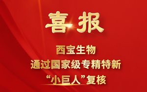 榮耀再續(xù)！西寶生物順利通過2025年國家專精特新“小巨人”復(fù)核